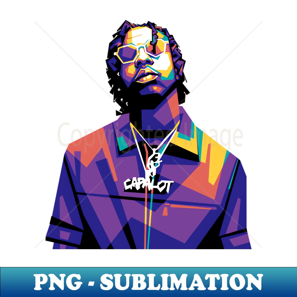 American Rapper WPAP Pop Art - Exclusive PNG Sublimation Dow - Inspire ...