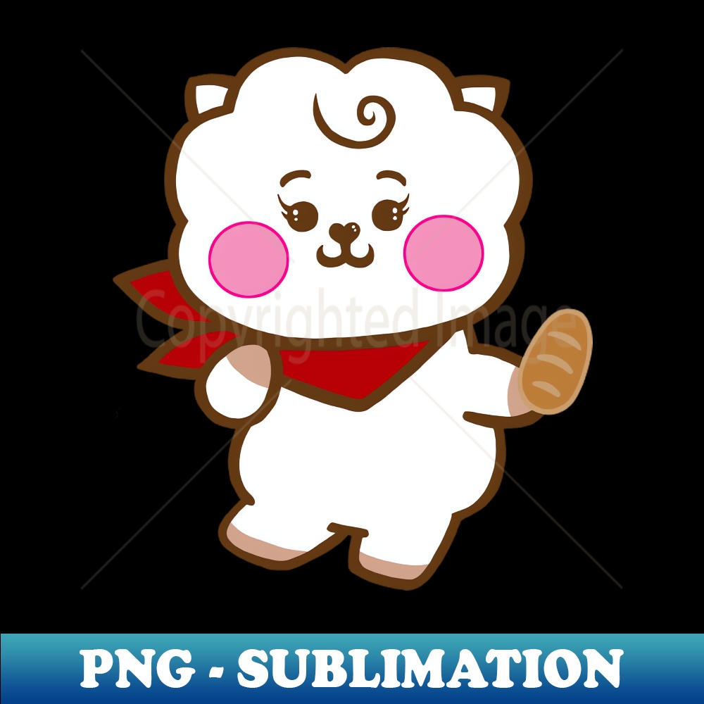 BT21 baby RJ - High-Resolution PNG Sublimation File - Bold & - Inspire ...