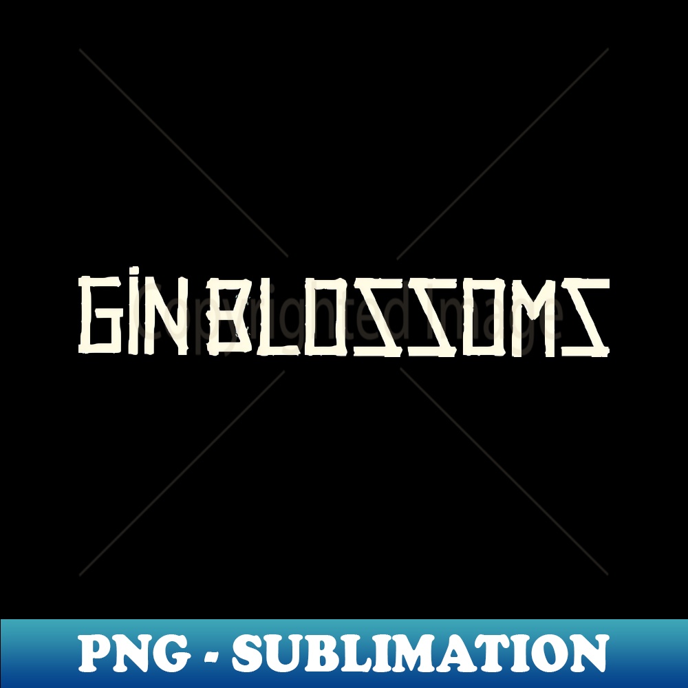 Gin Blossoms Paper Tape PNG Transparent Sublimation File Inspire