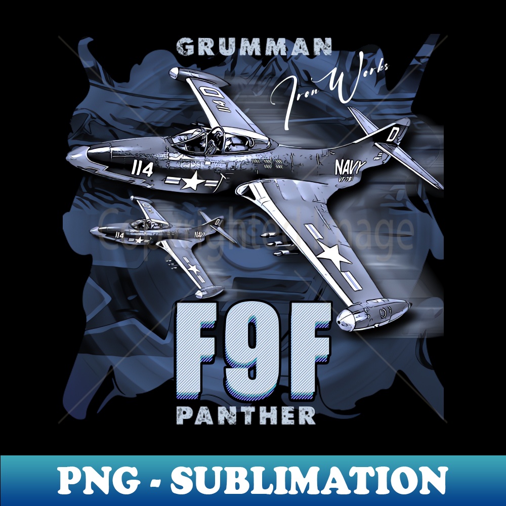 Grumman F9F Panther CarrierBased Jet Fighter Artistic Sub Inspire