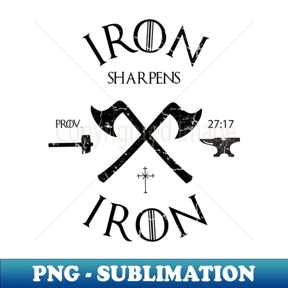 Iron sharpens iron from Proverbs 2717 black text - Signature | Inspire ...