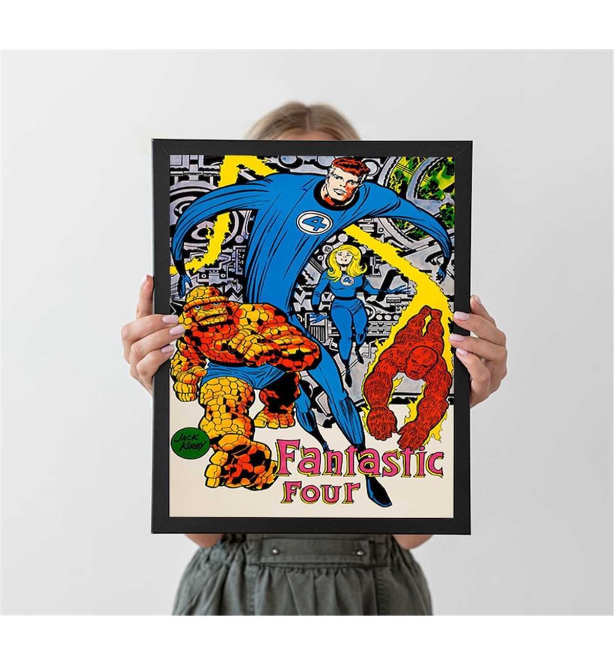 Fantastic Four Jack Kirby Poster The Thing Human | Inspire Uplift