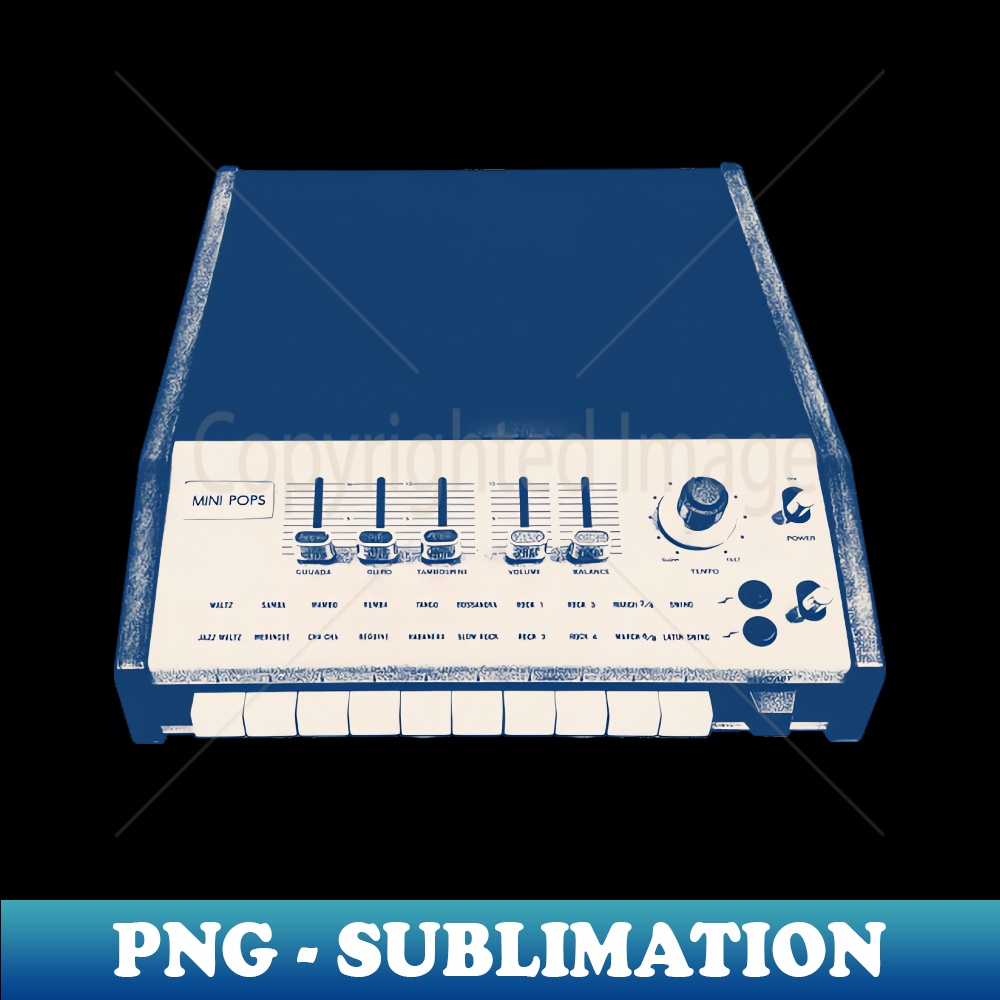 Keio Mini Pops 7 Drum Machine - Signature Sublimation PNG Fi - Inspire ...
