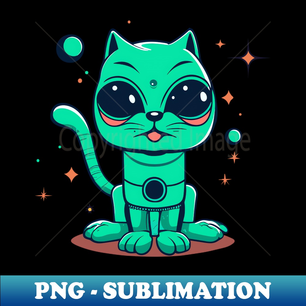 Alien Cat - Creative Sublimation PNG Download - Perfect for | Inspire ...