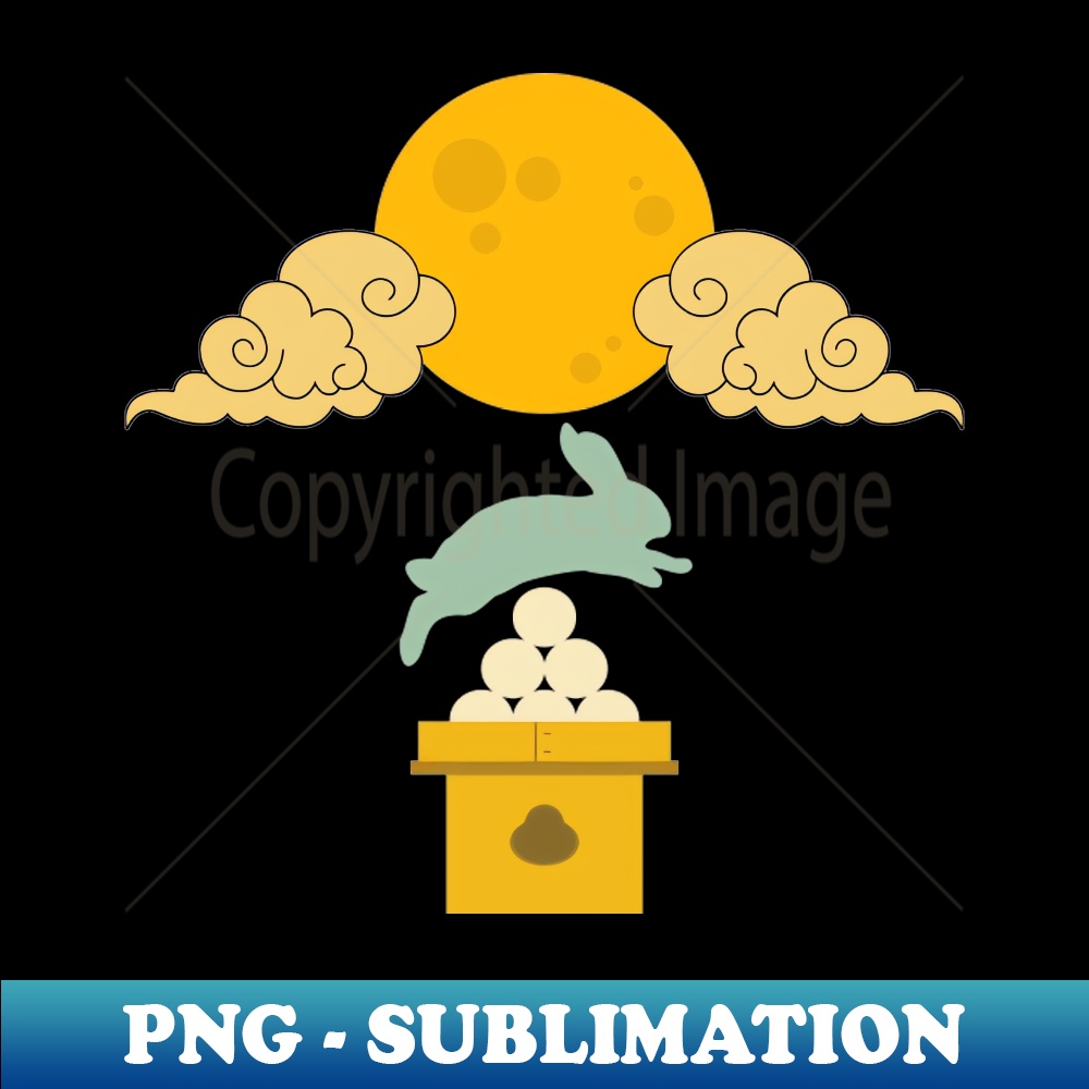 Moon Rabbit - Artistic Sublimation Digital File - Create wit | Inspire ...