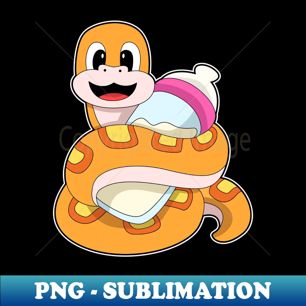 Picture Idea: Snake With Baby Bottle Signature Sublimation Png File Vi
