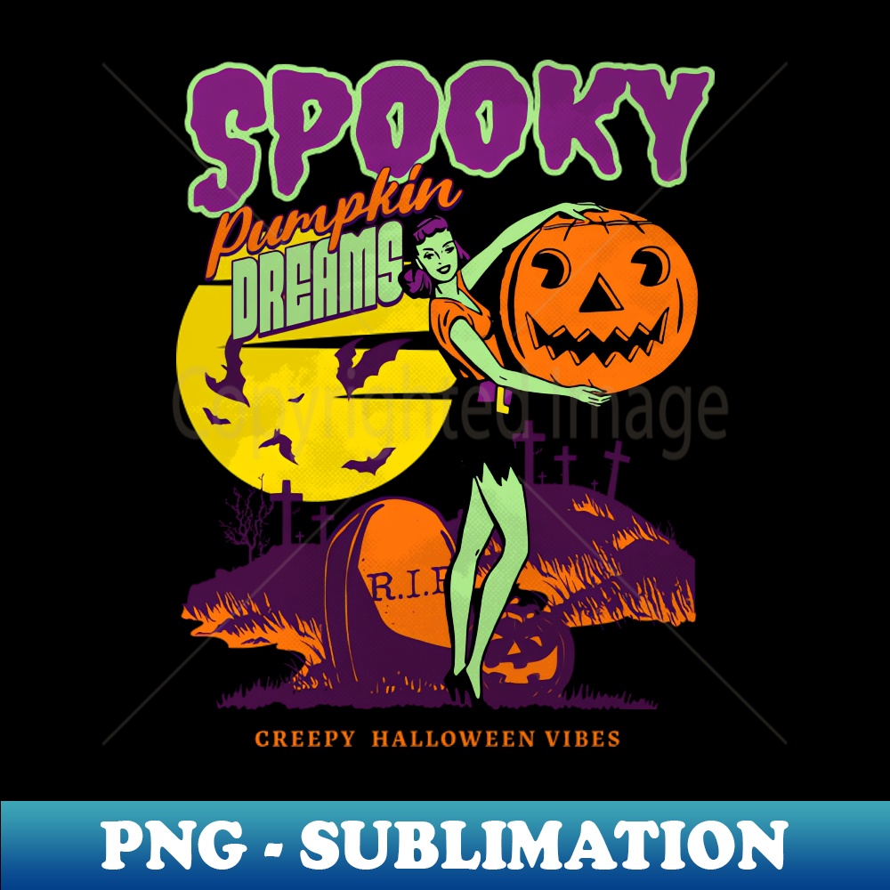 Spooky Halloween Classic Comic jack olantern pumpkin Elega Inspire