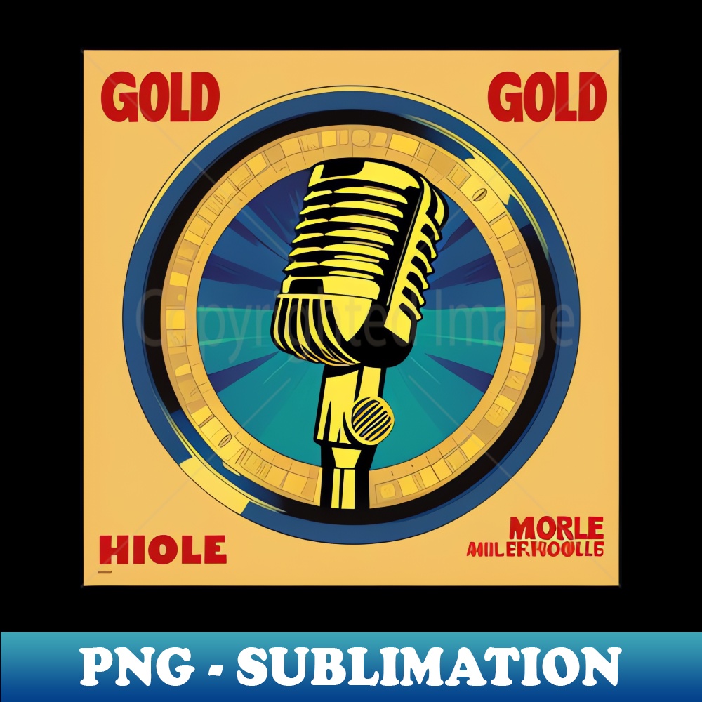 Singer Microphone Album Cover Art Special Edition Sublimat Inspire