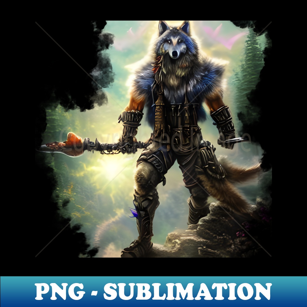 Wolf Warrior - Elegant Sublimation PNG Download - Unlock Vib | Inspire ...