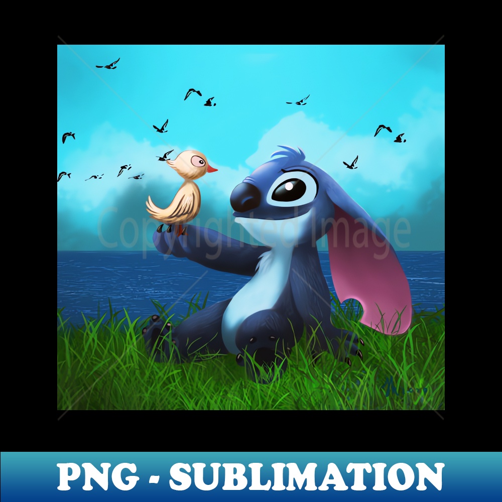 stitch and duck PNG Transparent Digital Download File for Inspire