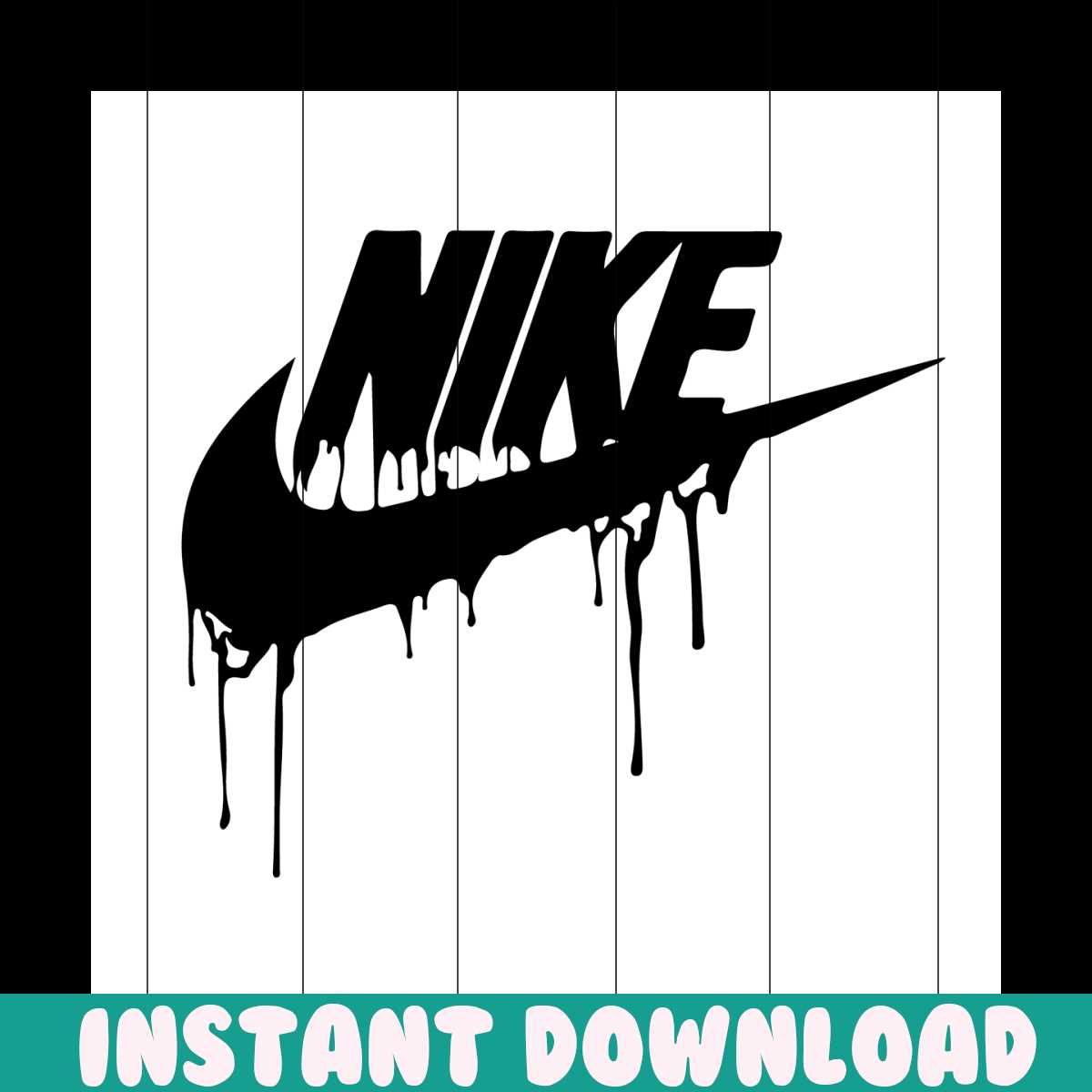 Nike drip shops svg