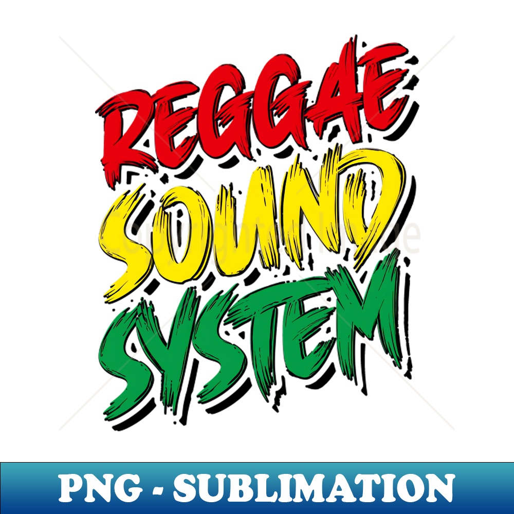 Reggae Sound System - Jamaica - Rasta - Retro PNG Sublimatio | Inspire ...