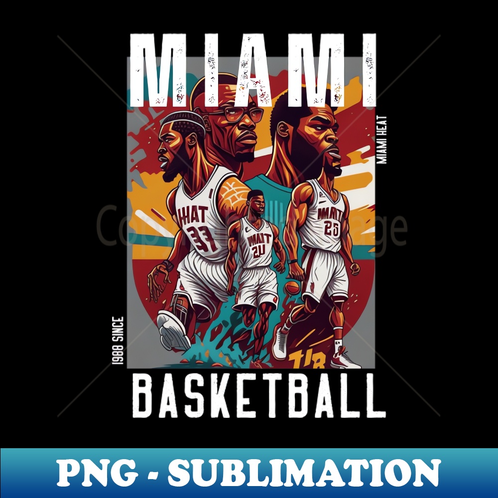 Miami heat basketball vector graphic design - PNG Transpare | Inspire ...