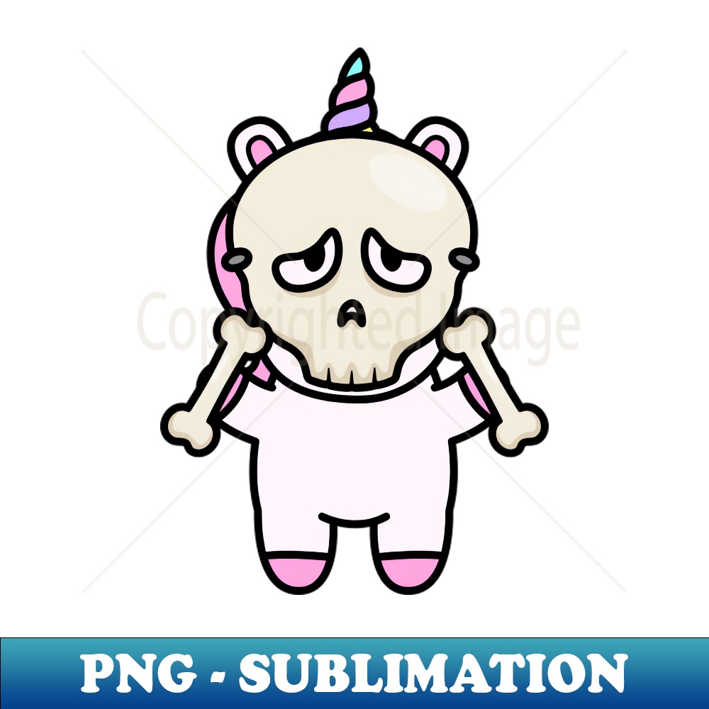 Skeleton Unicorn - Professional Sublimation Digital Download - Inspire ...
