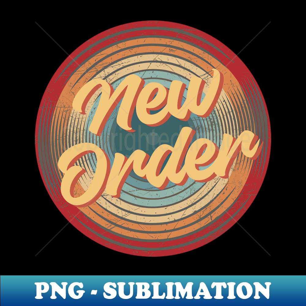 new order vintage circle PNG Transparent Sublimation Desig Inspire