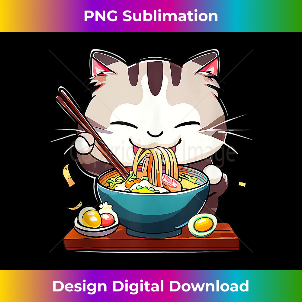 Kawaii Neko Ramen Cute Ramen Cat Japanese Noodle Funny Anime | Inspire ...
