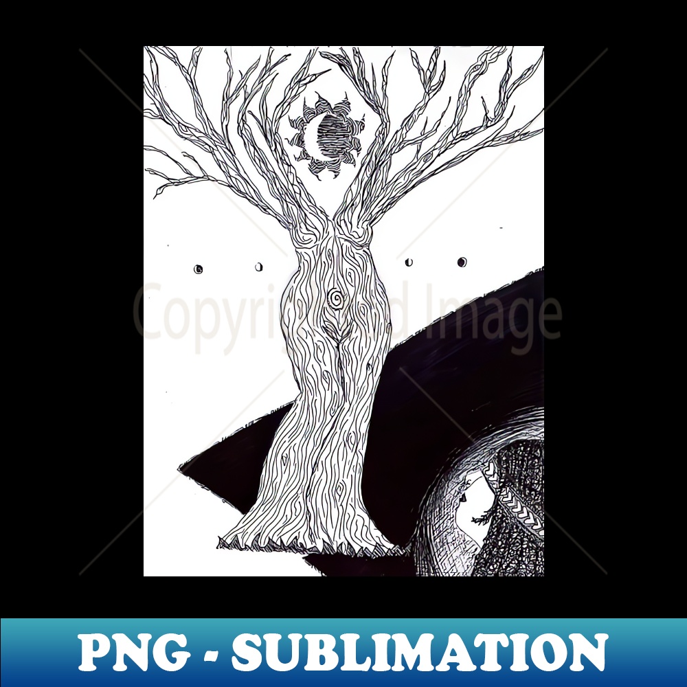 Mother Nature Tree - PNG Transparent Sublimation Design - Bo | Inspire ...