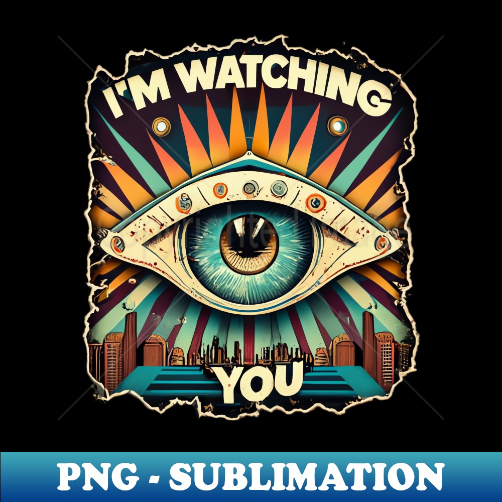 Illuminati All Seeing Eye - PNG Transparent Sublimation File - Inspire ...