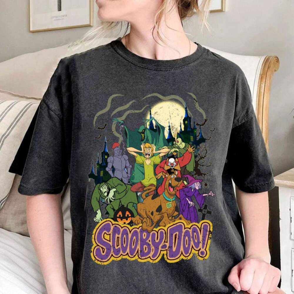 Comfort Colors Scary Scooby Doo Shirt, Scooby Doo Friends Sh - Inspire ...