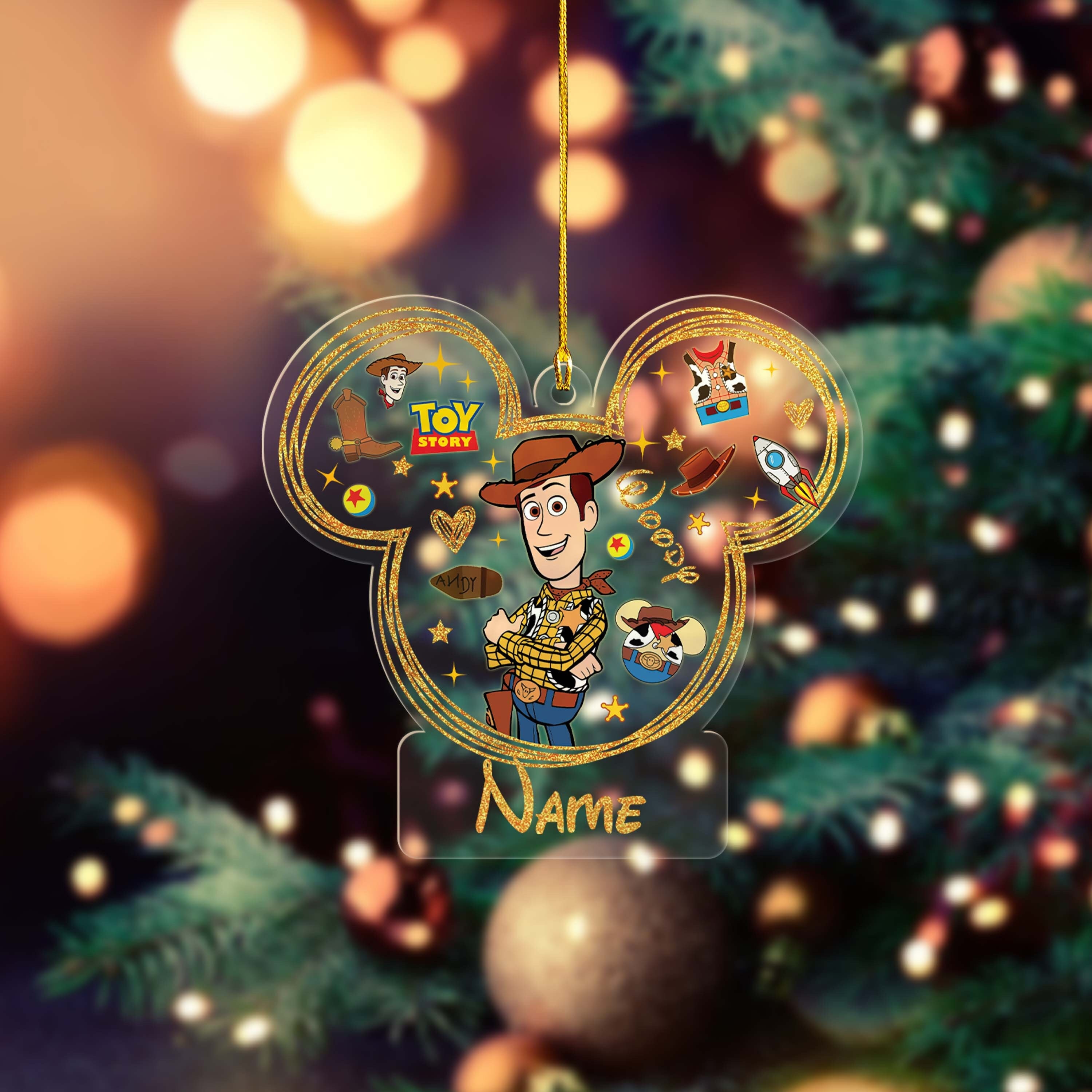 Woody Toy Story Ornament, Disney Pixars Toy Story Ornament, Inspire