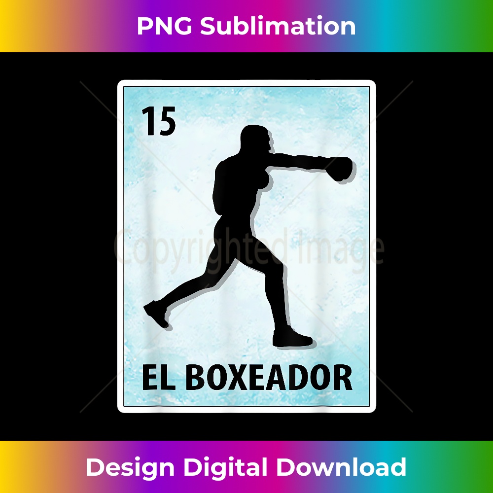 El Boxeador Mexican Boxer Cards Boxi - Deluxe PNG Sublimatio | Inspire ...