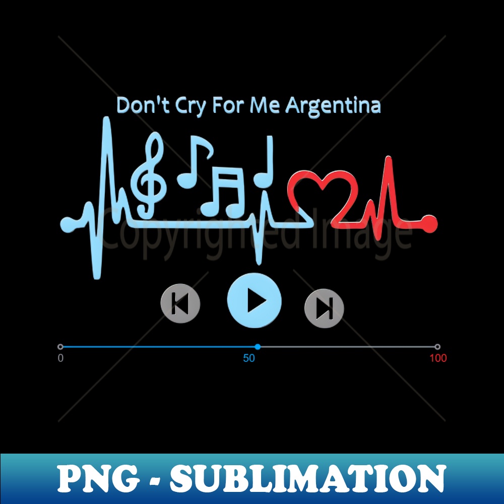 Playing Dont Cry For Me Argentina - Creative Sublimation PNG | Inspire ...