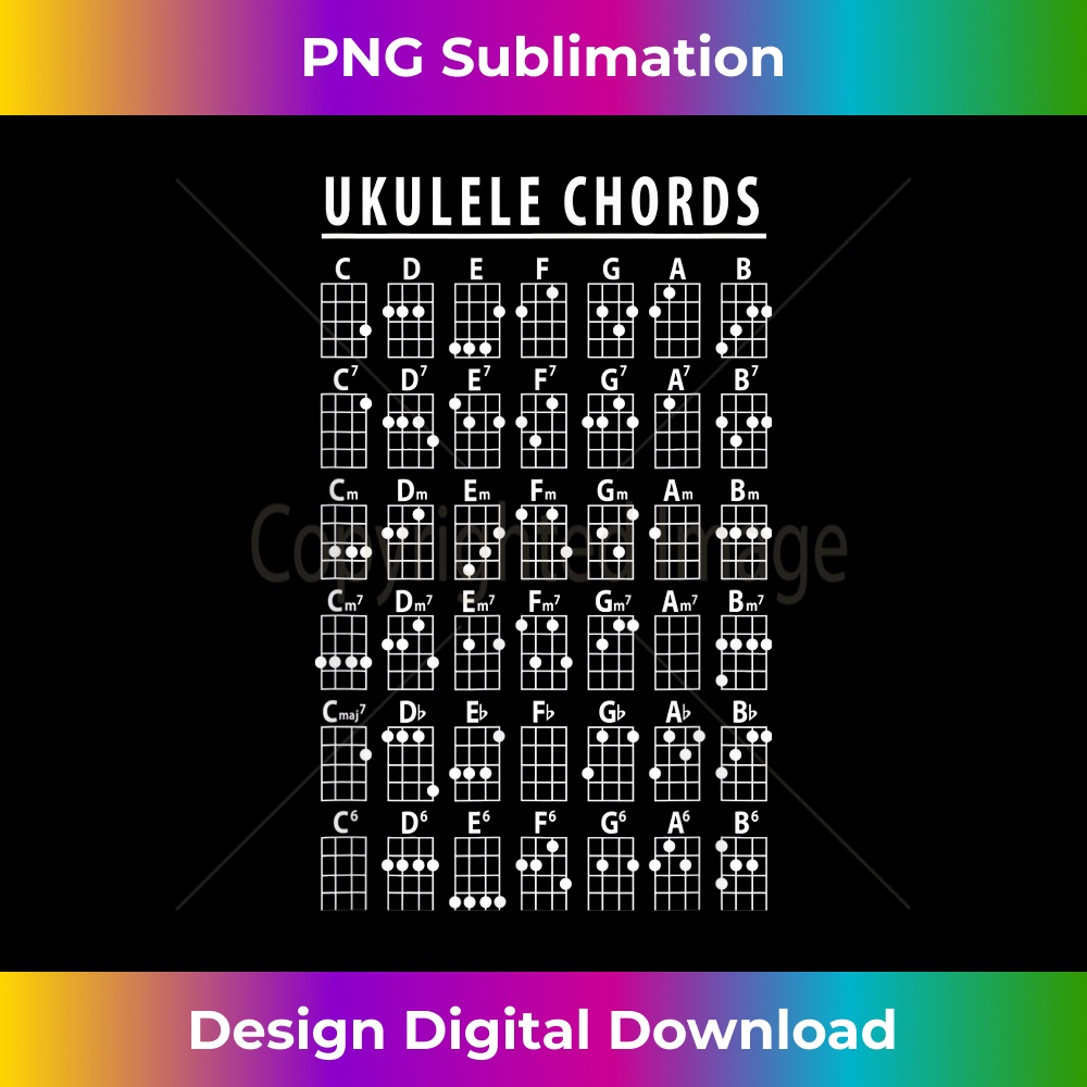 Ukulele Chords Chart GCEA Tuning Uke Notes Innovative PNG Inspire