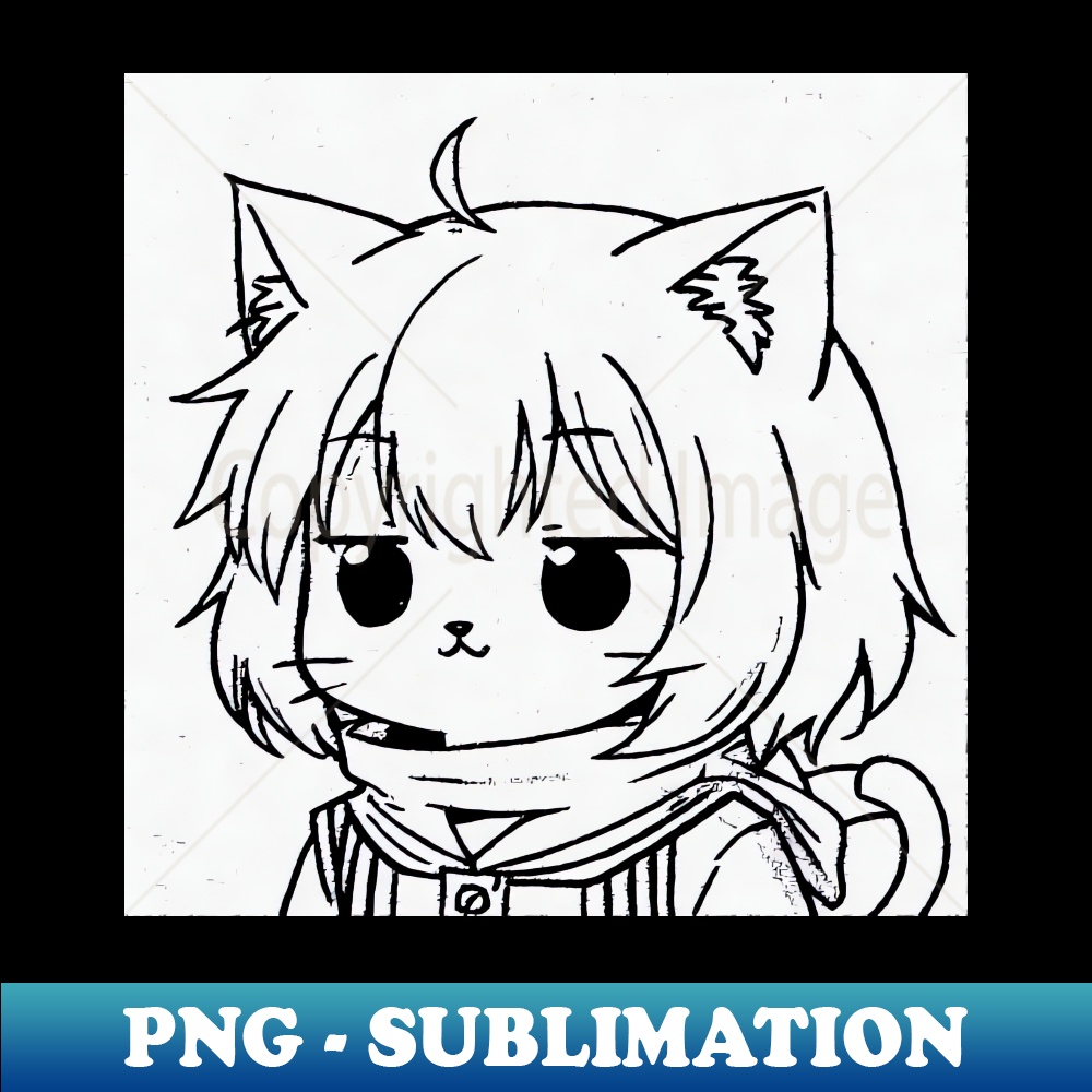 anime-cat-kawaii-line-art-vintage-sublimation-png-download-inspire