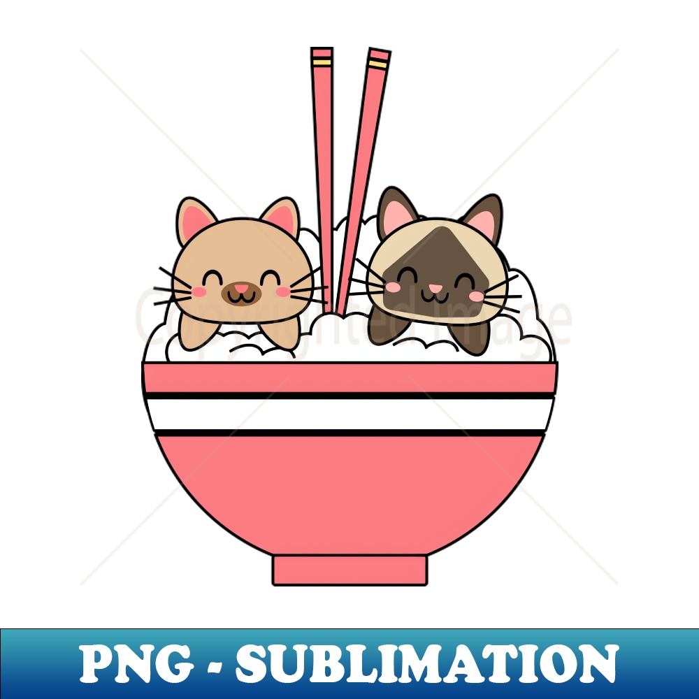 Sushi Cats In Rice - PNG Sublimation Digital Download - Fash | Inspire ...