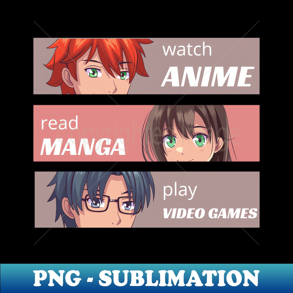 anime manga and video games - PNG Transparent Digital Downlo - Inspire ...
