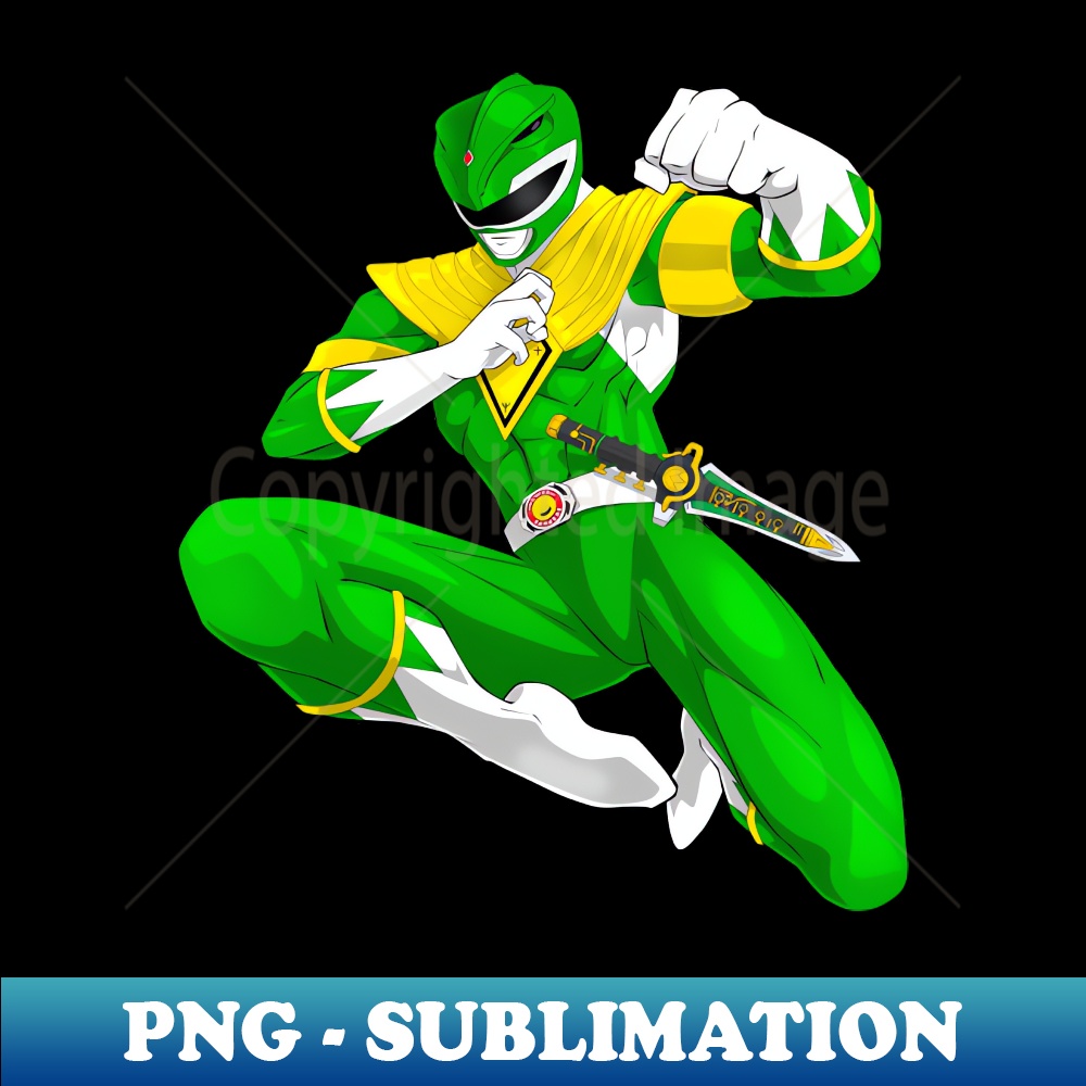 Mighty Morphin Power Rangers Green Ranger - Retro PNG Sublim | Inspire  Uplift