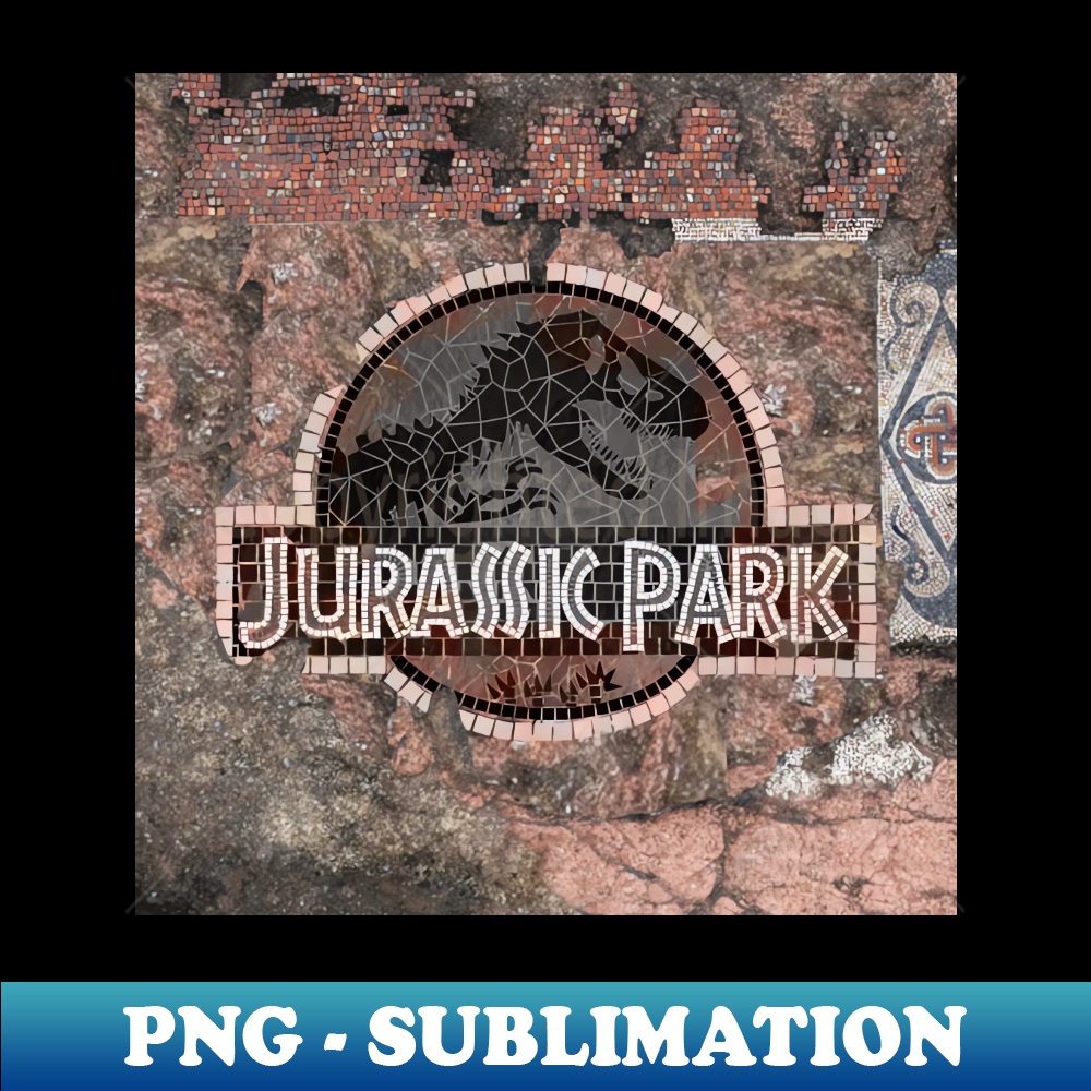 Jurassic Park Logo Black and White - Exclusive Sublimation D - Inspire ...