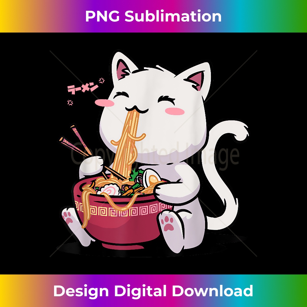 Kawaii Neko Cat Ramen Bowl Anime Otaku Japanese Noodles - Ec - Inspire ...