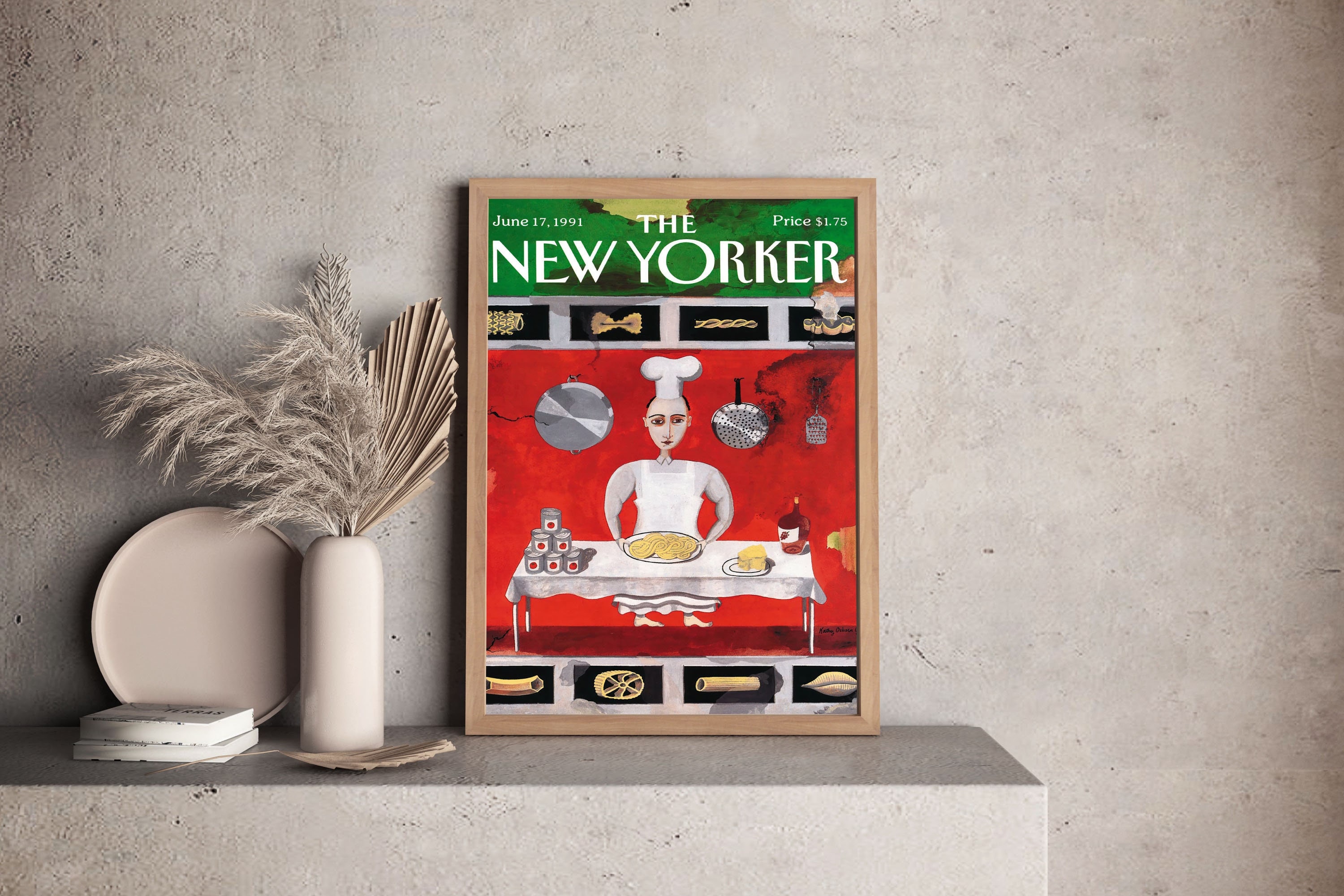 The New Yorker Magazine, Cover art baker themed June171991-1 | Inspire ...
