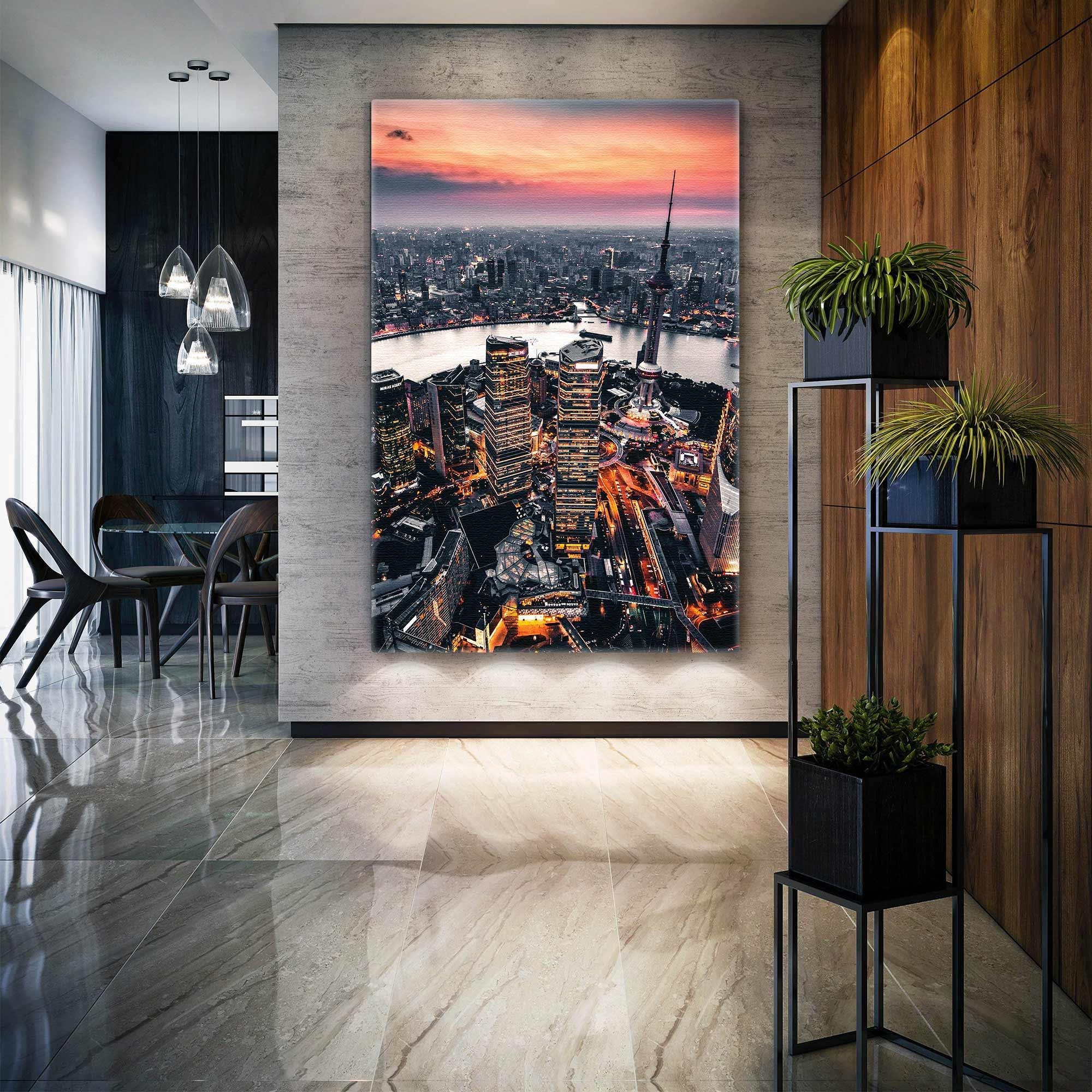 City Wall Art, River Wall Decor Urban Wall Art Decor, Roll U | Inspire Uplift