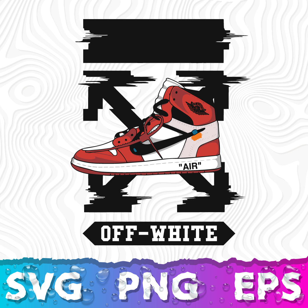 Off-White x Air Jordan 1 SVG, PNG, EPS Download - Inspire Uplift