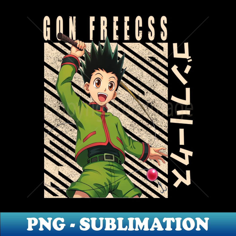 Gon Freecss-Hunter x Hunter - Signature Sublimation PNG File | Inspire ...