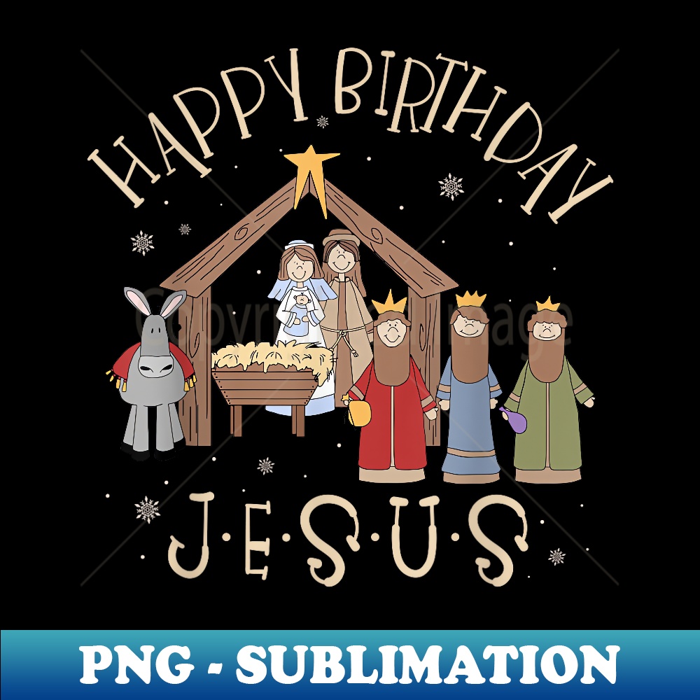 Nativity Happy Birthday Jesus Christmas Nativity Christian Inspire