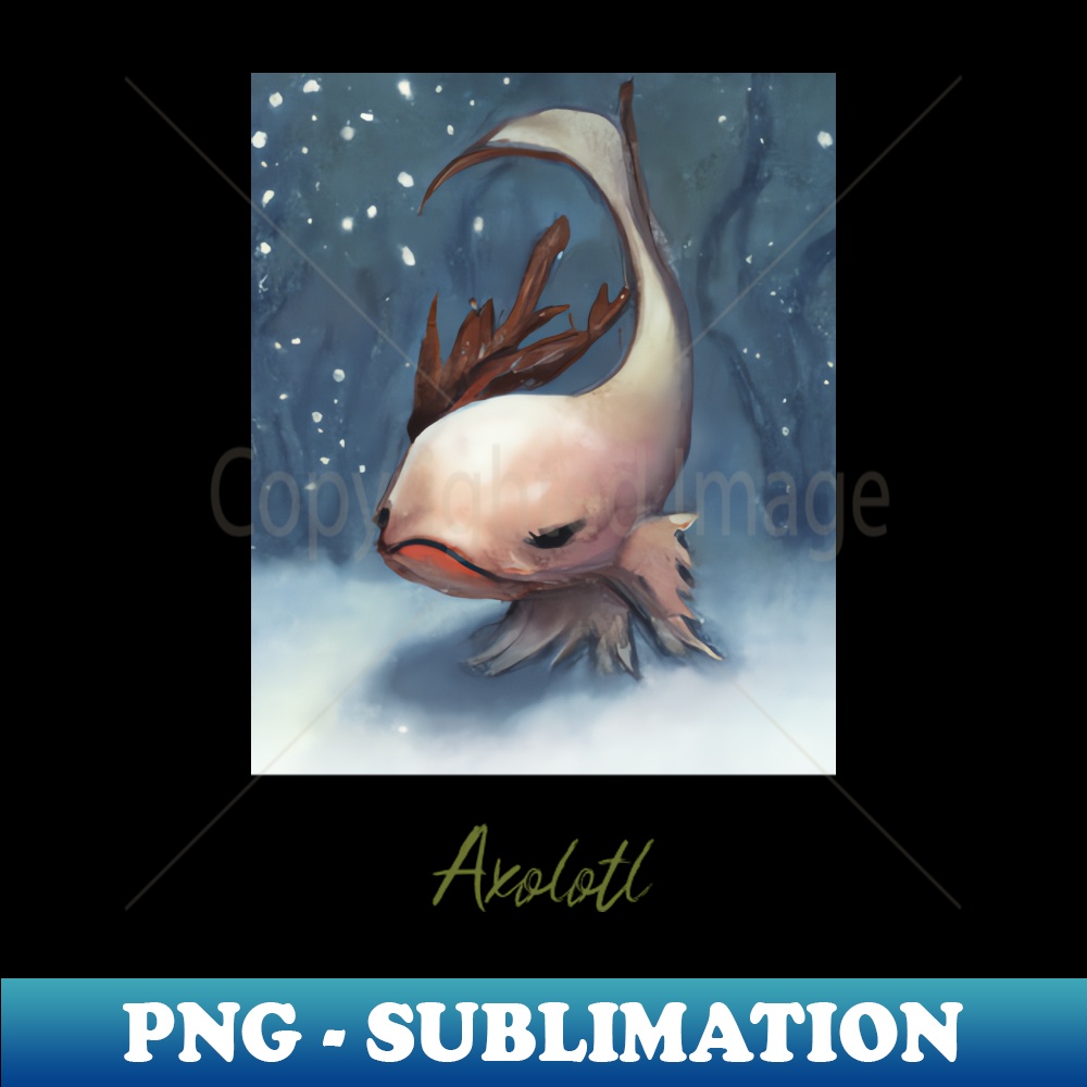 Axolotl - Exclusive PNG Sublimation Download - Stunning Subl - Inspire ...