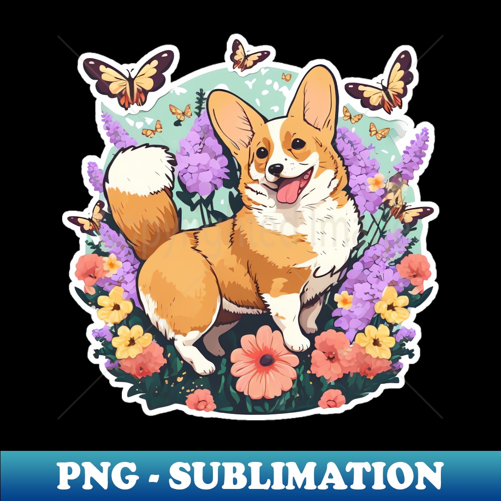 Pembroke Welsh Corgi - Signature Sublimation PNG File - Perf - Inspire ...