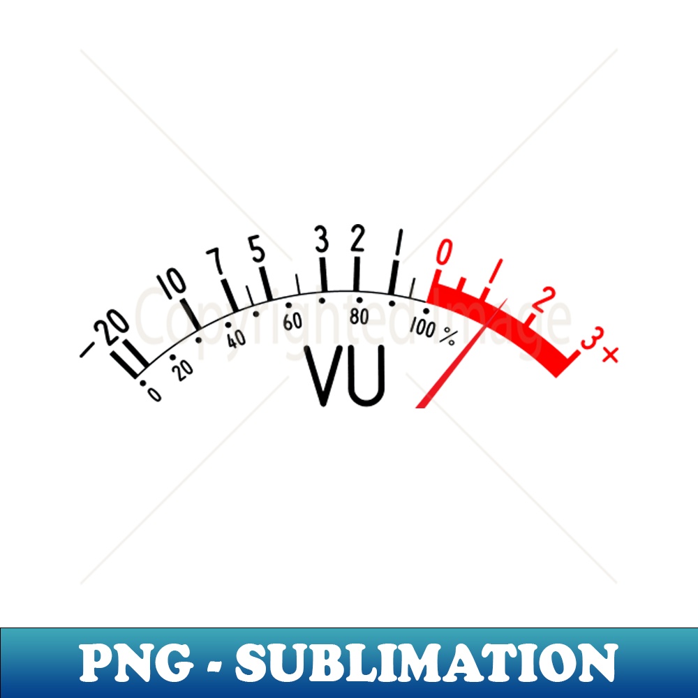 VU Meter Audiophile Level Audio Indicator SublimationRead Inspire