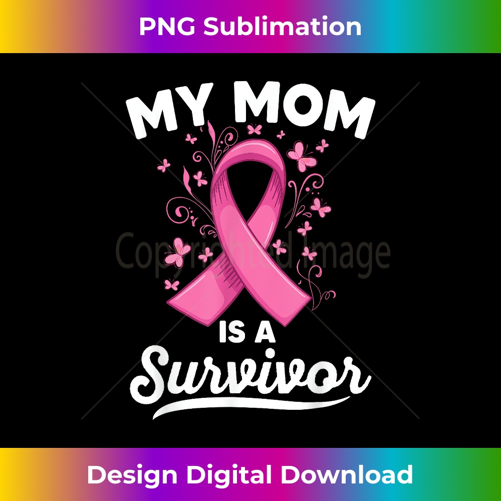 My mom is a survivor Support mom Breast Cancer Awareness - T - Inspire ...