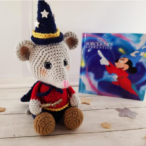 Merlin Mouse Crochet pattern, digital file PDF, digital patt - Inspire ...