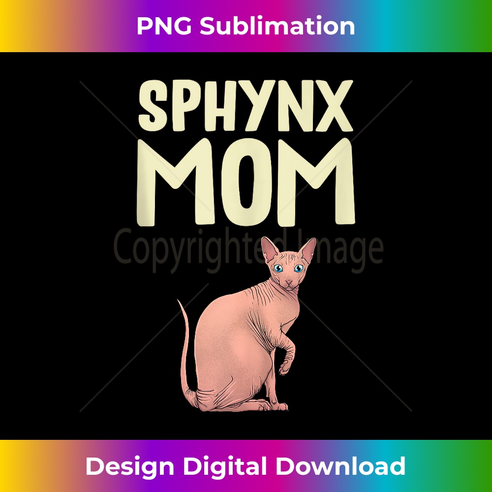 Cool Sphynx Cat Art For Mom Women Hairless Cat Owner Sphynx | Inspire ...