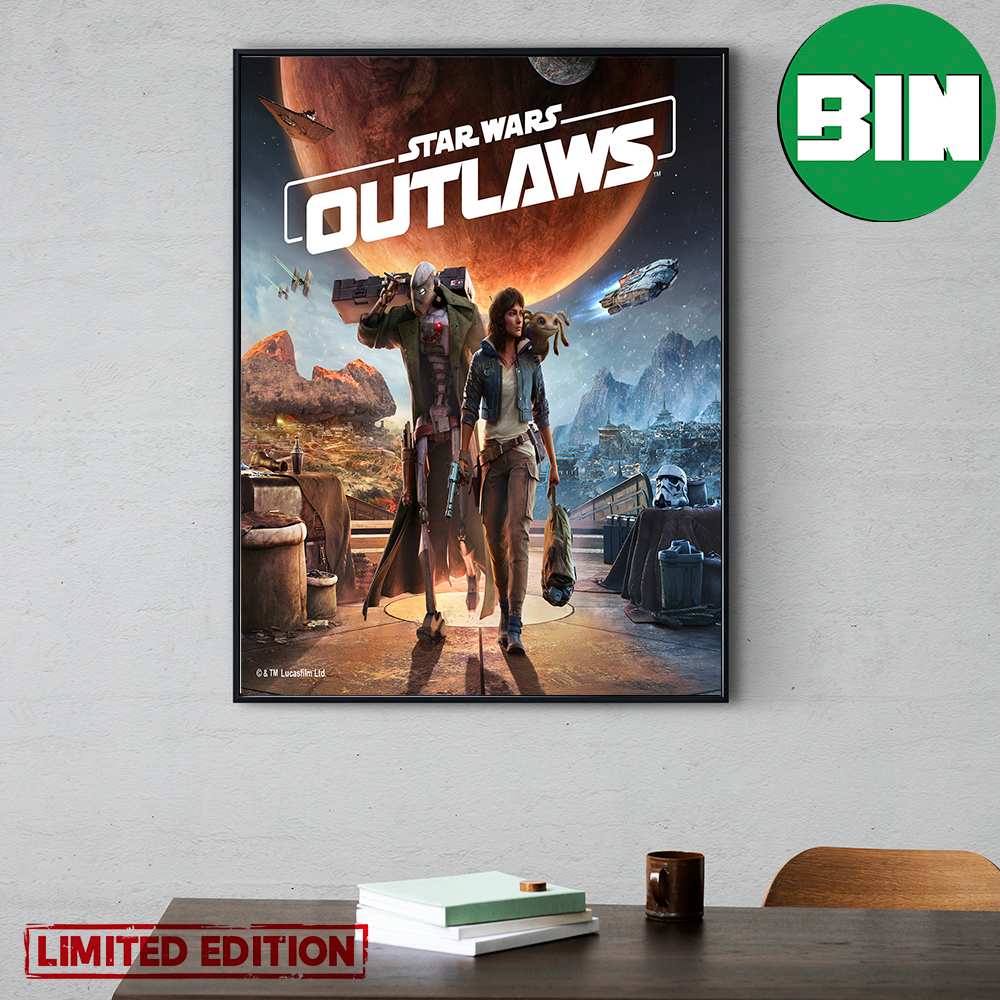 Ubisoft Collection Poster Star Wars Outlaws Ubisoft Game Home Decor Poster-Canvas | Inspire Uplift