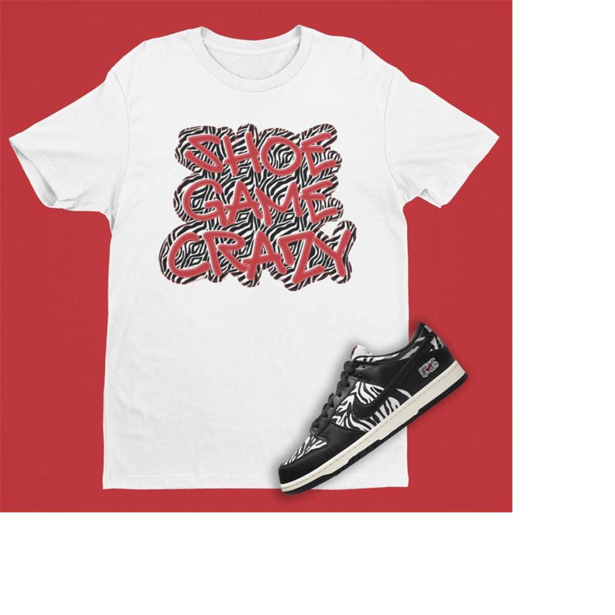 Shoe Game Crazy Shirt To Match Quartersnacks Nike SB Dunk, S Inspire