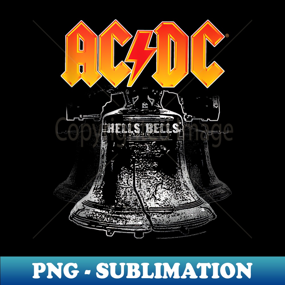 ACDC - Hells Bells - High-Quality PNG Sublimation Download - - Inspire ...