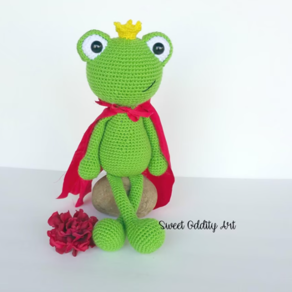 Frog prince Crochet pattern, digital file PDF, digital patte | Inspire ...