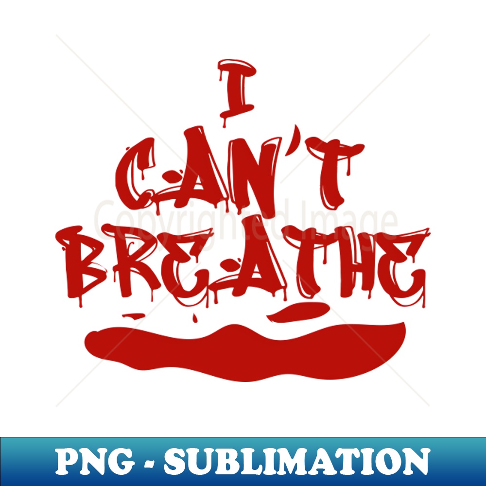 I cant breathe protest march png transparent sublimation d inspire