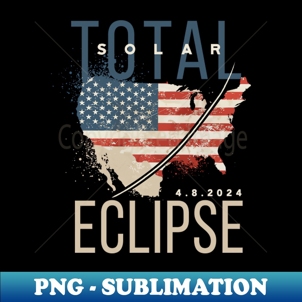 Total Solar Eclipse 04 08 2024 - PNG Transparent Sublimation | Inspire ...
